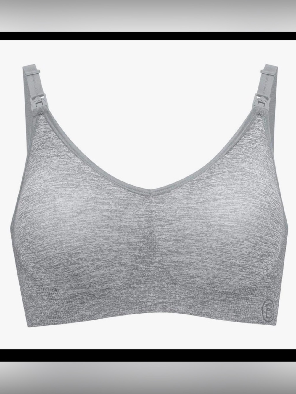 Bravado Light Heather Gray Seamless Nursing Bra
